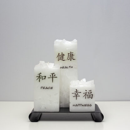 Square Candles - Feng Shui set